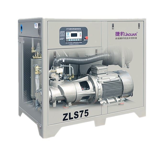 inside view of Jaguar screw air compressor
